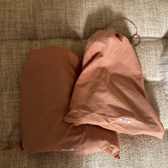 Miu Miu Brown Leather Ankle Boots - Picture 5 of 5